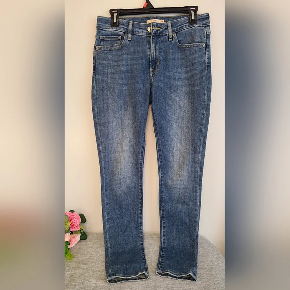 Levi's Made Crafted Womens 711 Skinny 28 Denim Jeans Blue Wash - Picture 1 of 7